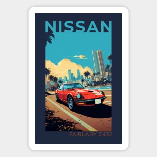 Reviving Legends: The Nissan Fairlady Z432 Homage Design Magnet